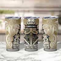 Aotearoa Iwi Waikato Tainui Tumbler Cup Maori Wharenui House Tribal Pattern LT9 - Polynesian Pride