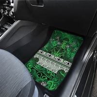 Aotearoa Iwi Ngati Maniapoto Car Mats Maori Wharenui House Tribal Pattern LT9 - Polynesian Pride