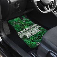 Aotearoa Iwi Ngati Maniapoto Car Mats Maori Wharenui House Tribal Pattern LT9 - Polynesian Pride
