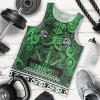 Aotearoa Iwi Ngati Maniapoto Men Tank Top Maori Wharenui House Tribal Pattern LT9 - Polynesian Pride