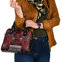 Aotearoa Iwi Te Arawa Shoulder Handbag Maori Wharenui House Tribal Pattern LT9 - Polynesian Pride