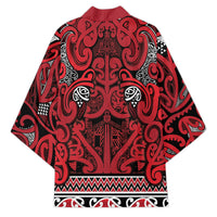 Aotearoa Iwi Ngati Kahungunu Kimono Maori Wharenui House Tribal Pattern LT9 - Polynesian Pride