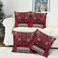 Aotearoa Iwi Ngati Kahungunu Pillow Cover Maori Wharenui House Tribal Pattern LT9 - Polynesian Pride