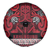 Aotearoa Iwi Ngati Kahungunu Spare Tire Cover Maori Wharenui House Tribal Pattern LT9 - Polynesian Pride