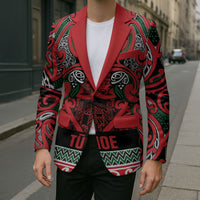 Aotearoa Iwi Tuhoe Blazer Maori Wharenui House Tribal Pattern LT9 - Polynesian Pride