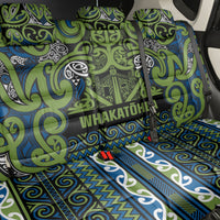 Aotearoa Iwi Whakatohea Back Car Seat Cover Maori Wharenui House Tribal Pattern LT9 - Polynesian Pride