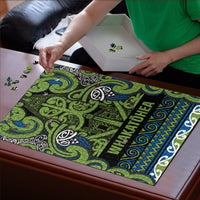 Aotearoa Iwi Whakatohea Puzzle Maori Wharenui House Tribal Pattern LT9 - Polynesian Pride