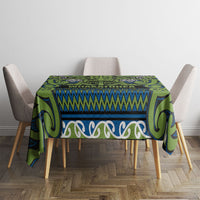 Aotearoa Iwi Whakatohea Tablecloth Maori Wharenui House Tribal Pattern LT9 - Polynesian Pride