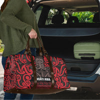 Aotearoa Iwi Ngati Awa Travel Bag Maori Wharenui House Tribal Pattern LT9 - Polynesian Pride
