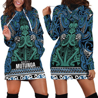 Aotearoa Iwi Ngati Mutunga Hoodie Dress Maori Wharenui House Tribal Pattern LT9 - Polynesian Pride