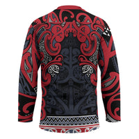 Aotearoa Iwi Te ati Awa Hockey Jersey Maori Wharenui House Tribal Pattern LT9 - Polynesian Pride