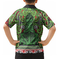 Aotearoa Iwi Ngati Maru Hauraki Hawaiian Shirt Maori Wharenui House Tribal Pattern LT9 - Polynesian Pride