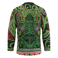 Aotearoa Iwi Ngati Maru Hauraki Hockey Jersey Maori Wharenui House Tribal Pattern LT9 - Polynesian Pride