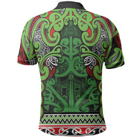 Aotearoa Iwi Ngati Maru Hauraki Polo Shirt Maori Wharenui House Tribal Pattern LT9 - Polynesian Pride