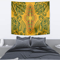 Africa Dashiki Tapestry African Tribal Art Mixed Polynesian Tattoo Gold Color Unique LT9 - Polynesian Pride