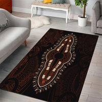 Africa Dashiki Area Rug African Tribal Art Mixed Polynesian Tattoo Red Color Unique LT9 - Polynesian Pride