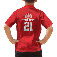 Custom Mate Ma'a Tonga Heritage Hawaiian Shirt Pacific Tribal Rugby Red Edition LT9 - Polynesian Pride