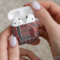 Aotearoa Kowhaiwhai Taniko Patchwork Motifs AirPods Case LT9 - Polynesian Pride