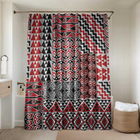 Aotearoa Kowhaiwhai Taniko Patchwork Motifs Bathroom Set - Polynesian Pride