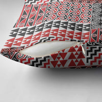 Aotearoa Kowhaiwhai Taniko Patchwork Motifs Pillow Cover - Polynesian Pride