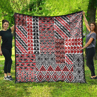 Aotearoa Kowhaiwhai Taniko Patchwork Motifs Quilt