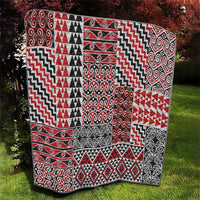 Aotearoa Kowhaiwhai Taniko Patchwork Motifs Quilt