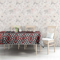 Aotearoa Kowhaiwhai Taniko Patchwork Motifs Tablecloth LT9 - Polynesian Pride