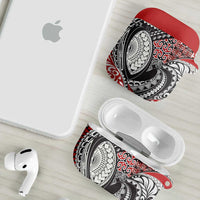 Aotearoa Maori Rugby Tribal Tattoo AirPods Case Kowhaiwhai Taniko Patchwork Motifs LT9 - Polynesian Pride
