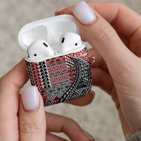 Aotearoa Maori Tribal Tattoo AirPods Case Kowhaiwhai Taniko Patchwork Motifs LT9 - Polynesian Pride