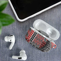 Aotearoa Maori Tribal Tattoo AirPods Case Kowhaiwhai Taniko Patchwork Motifs LT9 - Polynesian Pride