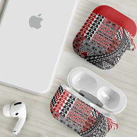 Aotearoa Maori Tribal Tattoo AirPods Case Kowhaiwhai Taniko Patchwork Motifs LT9 - Polynesian Pride