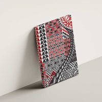 Aotearoa Maori Tribal Tattoo Canvas Wall Art Kowhaiwhai Taniko Patchwork Motifs LT9 - Polynesian Pride