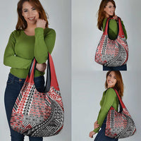 Aotearoa Maori Tribal Tattoo Grocery Bag Kowhaiwhai Taniko Patchwork Motifs LT9 - Polynesian Pride