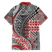 Aotearoa Maori Tribal Tattoo Hawaiian Shirt Kowhaiwhai Taniko Patchwork Motifs LT9 - Polynesian Pride