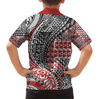 Aotearoa Maori Tribal Tattoo Hawaiian Shirt Kowhaiwhai Taniko Patchwork Motifs LT9 - Polynesian Pride