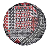 Aotearoa Maori Tribal Tattoo Spare Tire Cover Kowhaiwhai Taniko Patchwork Motifs