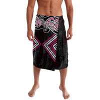 Pink Aotearoa Tukutuku Manawa Tapu Lavalava Ta Moko Toi Maori LT9 Pink - Polynesian Pride