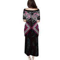 Pink Aotearoa Tukutuku Manawa Tapu Puletasi Ta Moko Toi Maori LT9 - Polynesian Pride