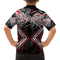 Red Aotearoa Tukutuku Manawa Tapu Hawaiian Shirt Ta Moko Toi Maori LT9 - Polynesian Pride