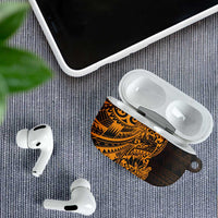 Gold Couple Dolphins Maori Polynesian Style AirPods Case LT9 - Polynesian Pride