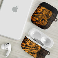 Gold Couple Dolphins Maori Polynesian Style AirPods Case LT9 - Polynesian Pride