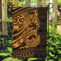 Gold Couple Dolphins Maori Polynesian Style Garden Flag LT9 Garden Flag Gold - Polynesian Pride