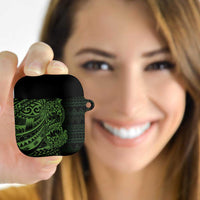 Green Couple Dolphins Maori Polynesian Style AirPods Case LT9 Green - Polynesian Pride