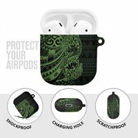 Green Couple Dolphins Maori Polynesian Style AirPods Case LT9 - Polynesian Pride