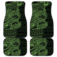 Green Couple Dolphins Maori Polynesian Style Car Mats LT9 - Polynesian Pride