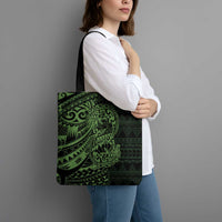 Green Couple Dolphins Maori Polynesian Style Tote Bag - Polynesian Pride