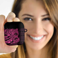 Pink Couple Dolphins Maori Polynesian Style AirPods Case LT9 Pink - Polynesian Pride