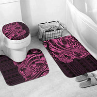 Pink Couple Dolphins Maori Polynesian Style Bathroom Set - Polynesian Pride