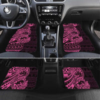 Pink Couple Dolphins Maori Polynesian Style Car Mats LT9 Set 4pcs Pink - Polynesian Pride