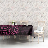 Pink Couple Dolphins Maori Polynesian Style Tablecloth LT9 - Polynesian Pride